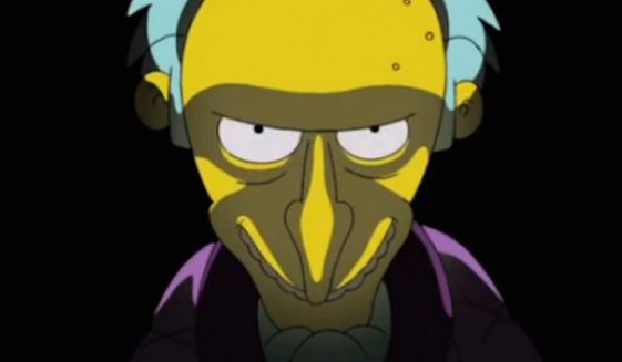 #1. Mr. Burns (Voiced by Harry Shearer), The Simpsons