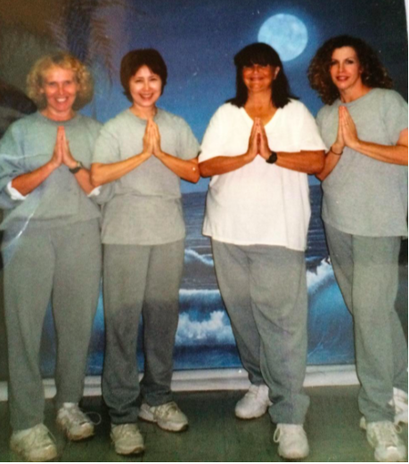 Beatrice Codianni (third from left) with 3 other inmates at Danbury Federal Correctional Institute. (Photo provided by Codianni to Vice.com.)