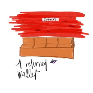 subway, A Returned Wallet